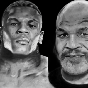 Mike Tyson Then & Now