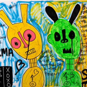 The Rabbit Girl And The Rabbit Boy Down the Alice Hole