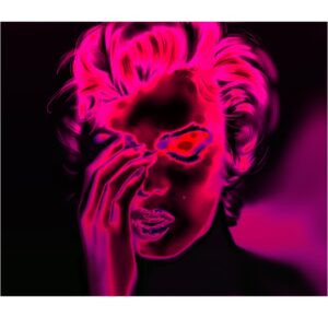Marilyn Bright Pink Negative