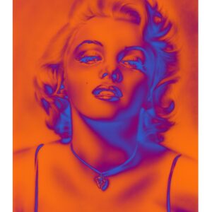 Marilyn Iconic Gold Blue