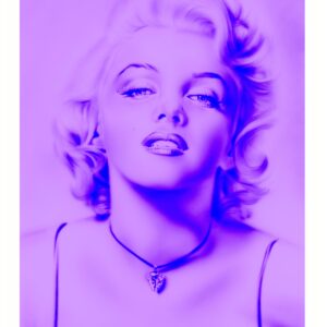 Marilyn Iconic Purple Blue