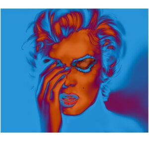 Marilyn Orange & Blue
